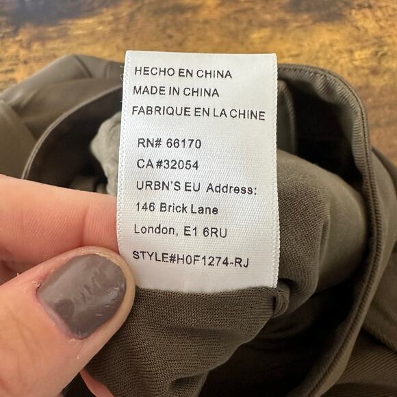 NWT Anthropologie Harlyn jumpsuit size XS army green military flight suit - Picture 11 of 15